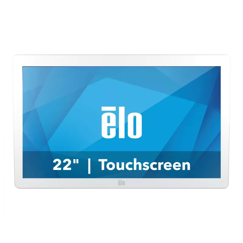 Elo Touch Solutions XX03LM-Serie liečiamasis monitorius, 54,6 cm (21,5 inch), projekcinė talpinė, 10 taškų, Full HD, USB, komplektas (USB), baltas