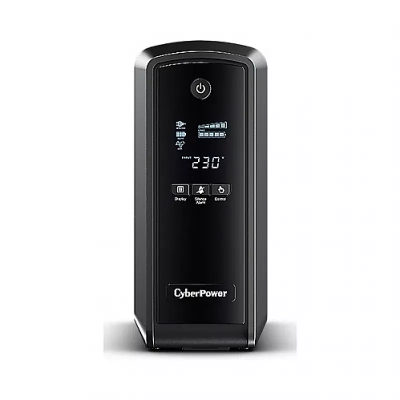 Nepertraukiamo maitinimo šaltinis CyberPower CP900EIPFCLCD, linijinis-interaktyvus, 0.9 kVA, 540 W, 6 kištukinių lizdų