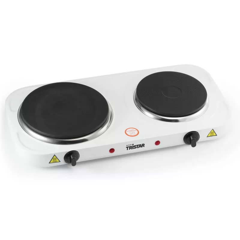 Tristar dviejų kaitviečių elektrinė viryklė KP-6245, 2500W, 15,5/18,5 cm