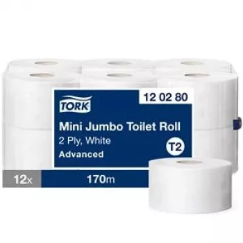 Tualetinis popierius Tork 120280 170m 850 lapų baltas