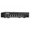QNAP QSW-L3208-2C6T tinklo jungiklis, valdomas L2, 10G Ethernet (100/1000/10000), stalinis, juodas