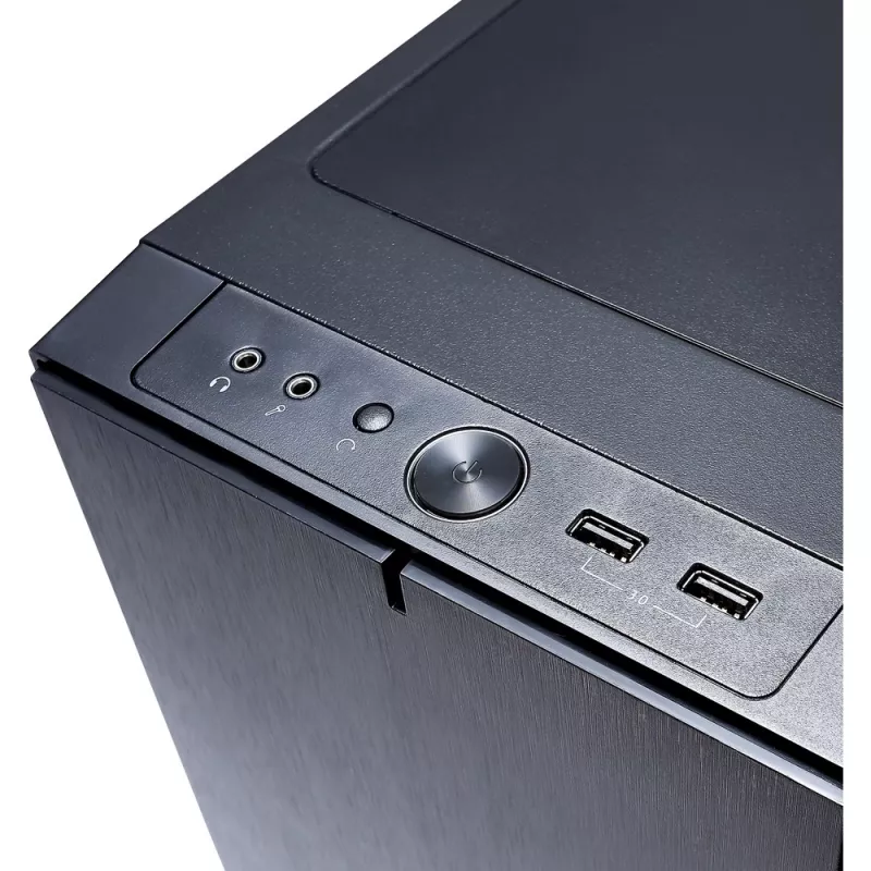 Fractal Design Define Nano S - Langas - Bokštas - ITX - be maitinimo šaltinio (ATX) - Juoda - USB/Garsas (FD-CA-DEF-NANO-S-BKW)