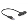 DeLOCK USB į SATA keitiklis 6 Gb/s USB Type-C Type-A 0,3 m