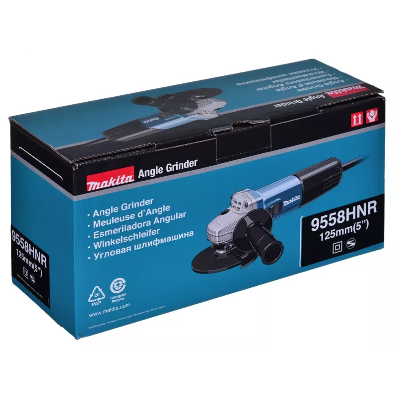 Kampinis šlifuoklis Makita 9558HNR, 125 mm