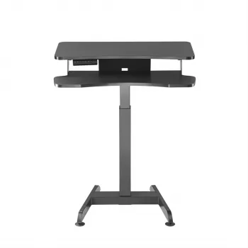 Maclean MC-835 nešiojamas elektrinis reguliuojamo aukščio stalas 72–122 cm, 37 kg, su valdymo skydeliu