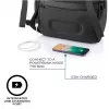 Casual kuprinė XDDESIGN Bobby Soft su 15,6 col. nešiojamojo kompiuterio skyriumi, 16 L, PET, juoda