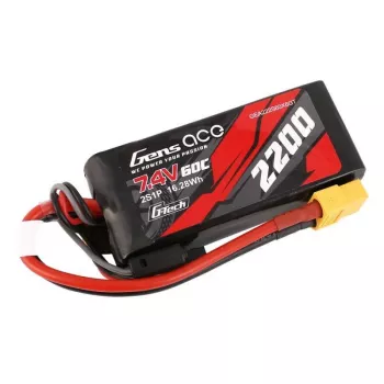 Gens ace G-Tech 2200mAh 7.4V 60C 2S1P Lipo akumuliatorius