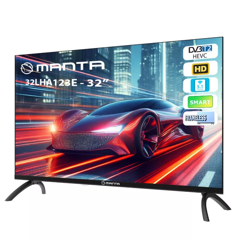 Televizorius Manta 32LHA123E 32 colių HD LCD 1366 x 768
