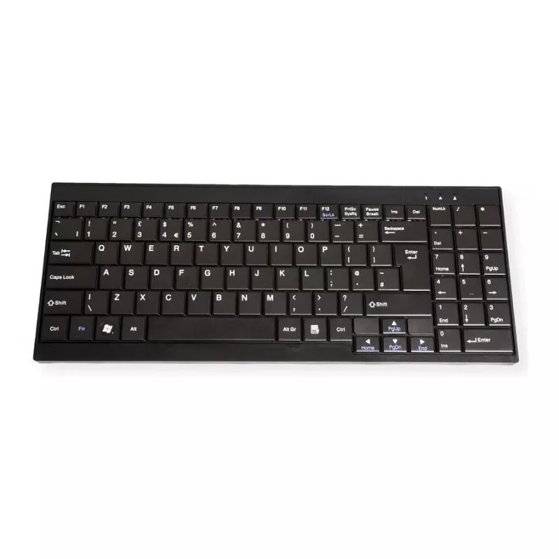 VALUE 19 colių LCD KVM konsolė su VGA, USB+PS/2, UK kištuku