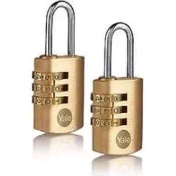 YALE Y150B/22/120/2 Spynos komplektas 2 vnt. 22 mm kombinacinė spyna