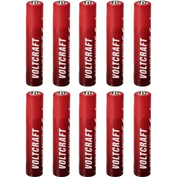 Voltcraft VC-16108025 Mini AAAA baterija šarminė 1.5 V 500 mAh, 10 vnt.