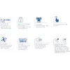 IP telefonas Grandstream DP725 belaidis ragelis, pilka spalva, 1,8 colio TFT ekranas, 20 linijų, ličio jonų 1500 mAh