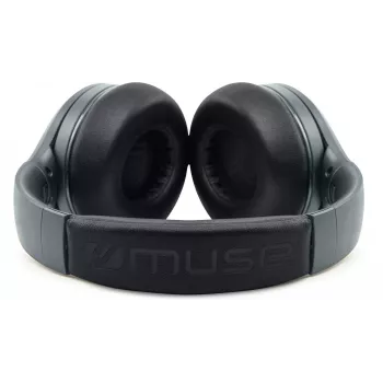Ausinės muse M-295 ANC – belaidės ant ausų, Bluetooth ir USB-C, 20–20 000 Hz, 260 g, pilkos