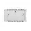 Lanberg sieninis montažinis spintos stovas 19'' 6U 600x600mm pilkas (stiklinės durys)