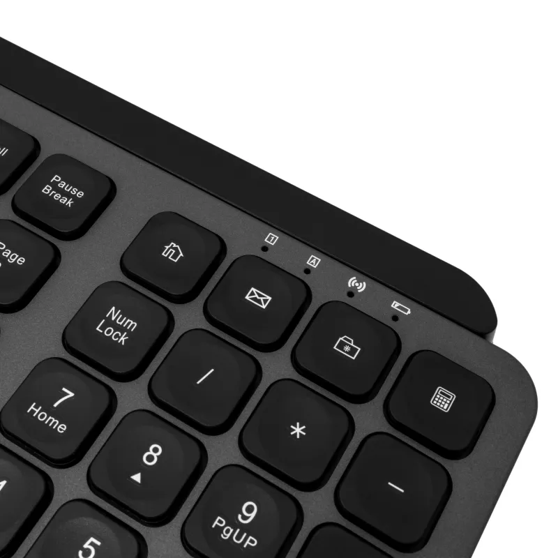 Belaidė klaviatūra SBOX WK-26 US su multimedijos klavišais ir JAV išdėstymu