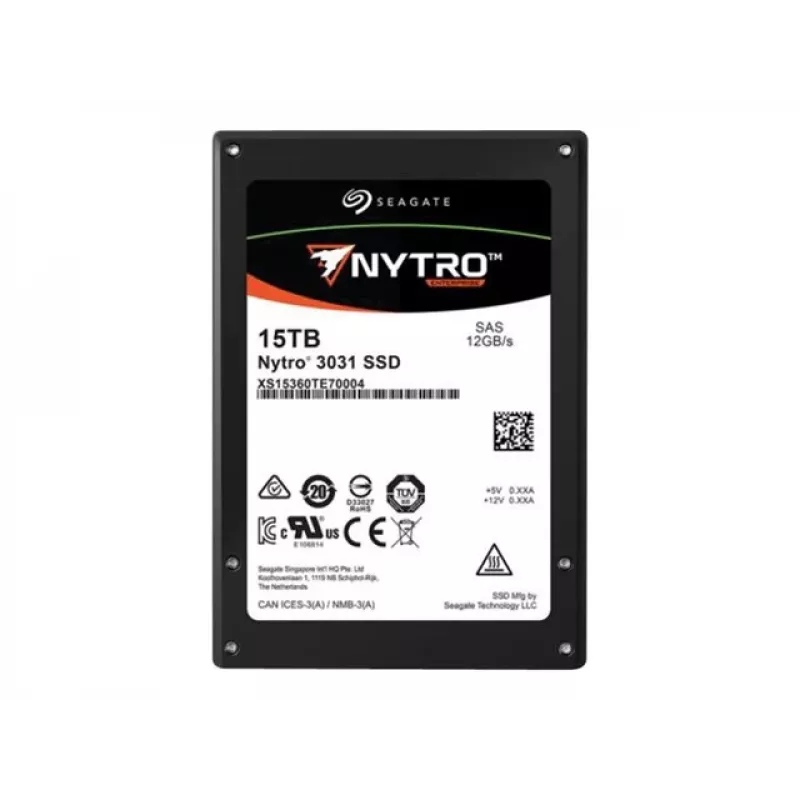 Seagate Enterprise XS15360TE70014 vidinis kietojo kūno diskas 15 TB 2,5 colio SAS 3D eTLC