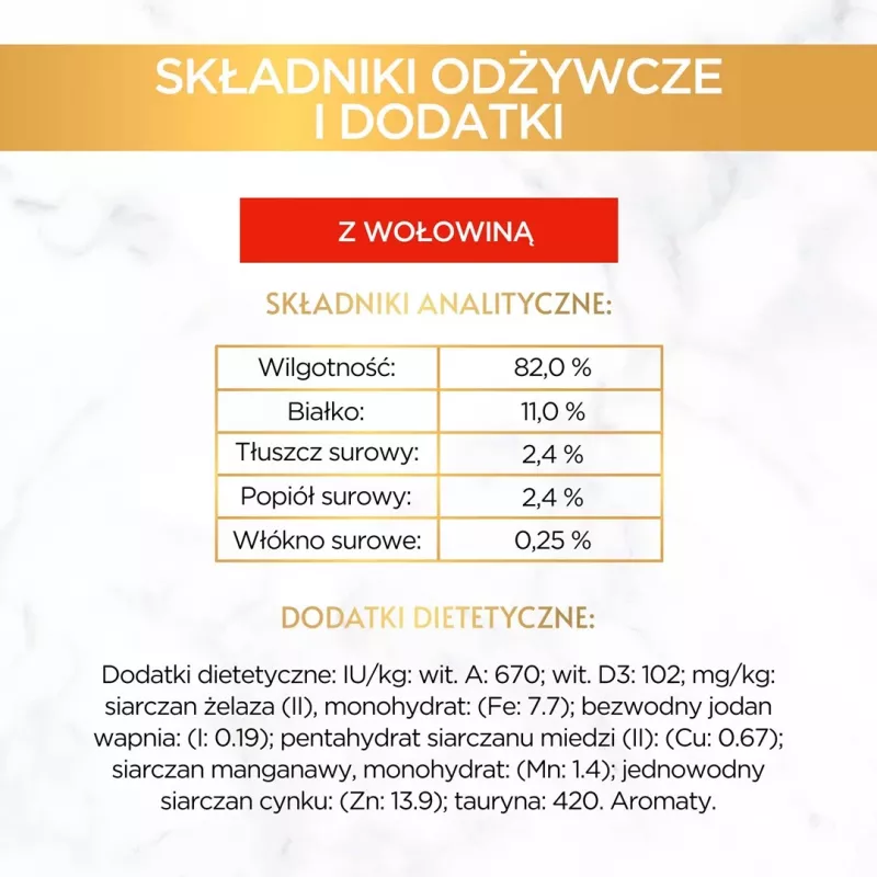 GOURMET Gold Sauce Delight Jautiena – šlapias kačių ėdalas – 85 g