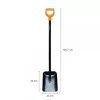 Fiskars Solid Metal kastuvas su D formos rankena