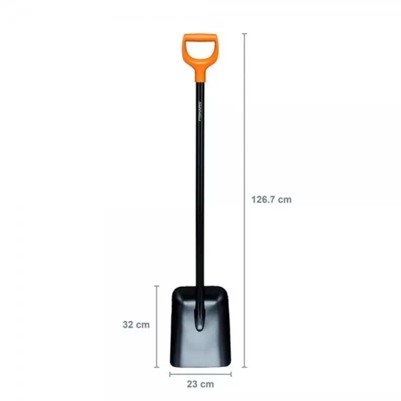 Fiskars Solid Metal kastuvas su D formos rankena