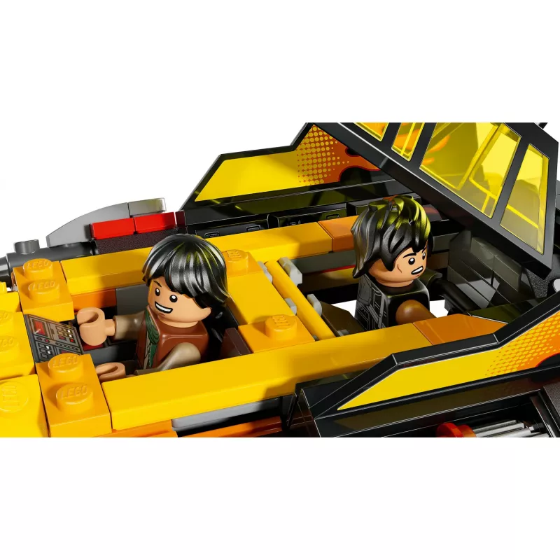 LEGO Star Wars Liepsnos greitaeigis 75414 sniego transporto priemonės rinkinys – 349 detalės, 3 minifigūrėlės, nuo 7 metų