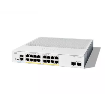 Valdomas tinklo jungiklis Cisco Catalyst 1300-16FP-2G, 16 prievadų GE, pilnas PoE