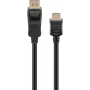 Goobay 3m, DisplayPort į HDMI™ adapterio laidas 1.4, 4K@30Hz, paauksuoti kontaktai