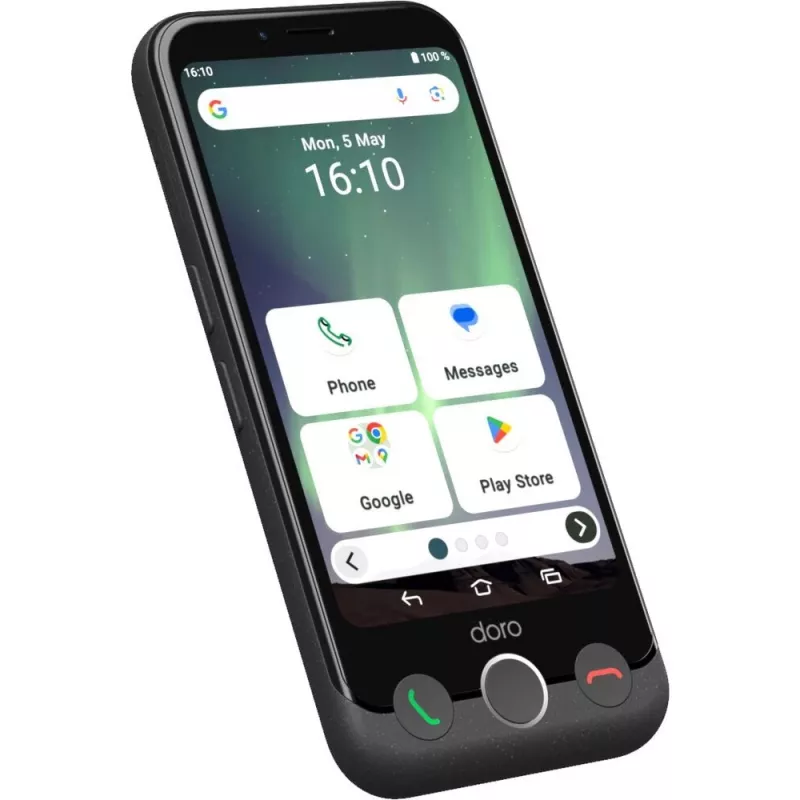 Išmanusis telefonas Doro Aurora A10 4,5 colio 4 GB 64 GB juodas