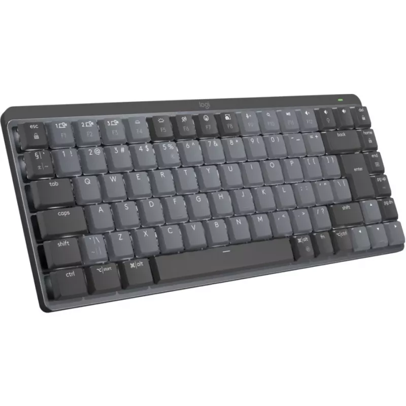 LOGITECH MX Mechanical Mini Minimalistinė belaidė apšviesta klaviatūra - GRAFITO - (US) INTL - 2.4GHZ/BT - N/A - EMEA - CLICKY