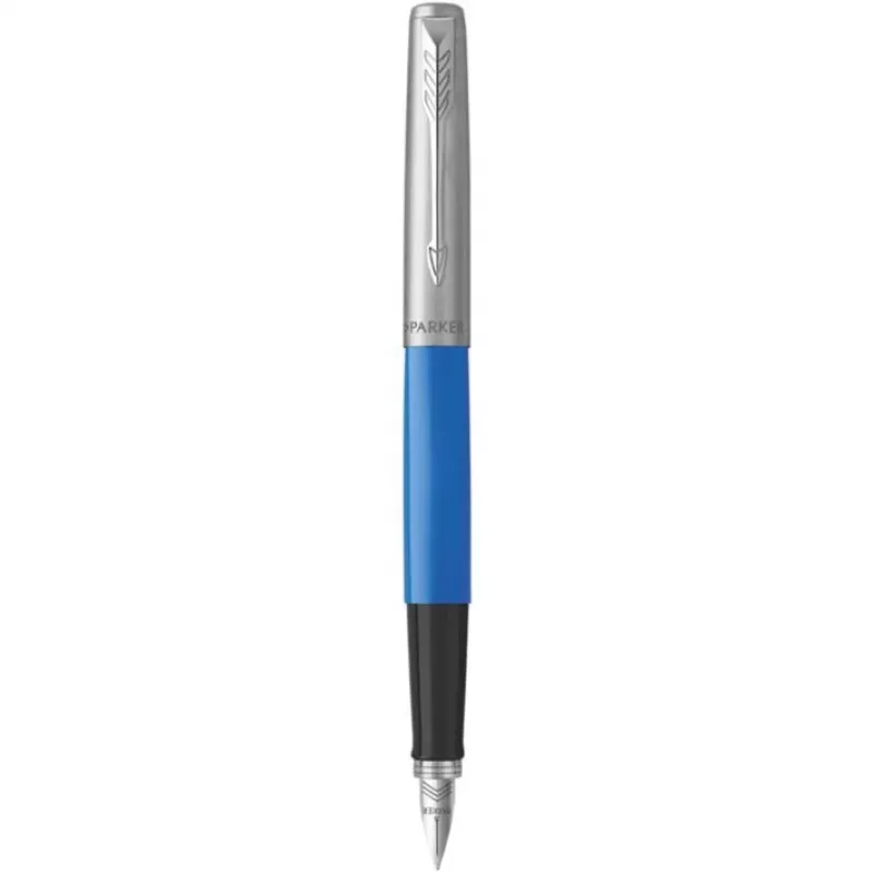 Parker 2096858 automatinis rašiklis mėlynas blizgus plastikas nerūdijantis plienas