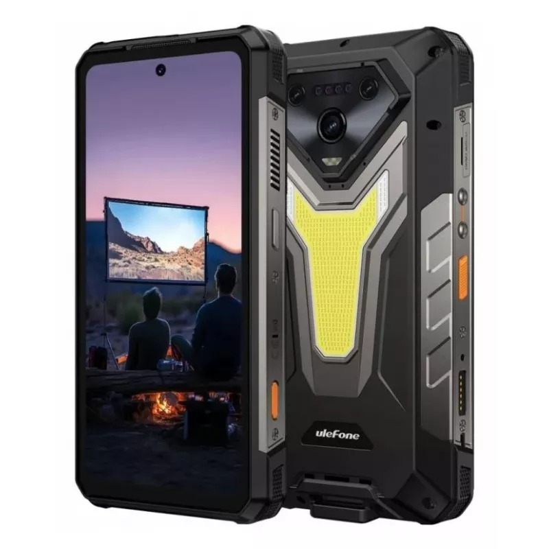 Išmanusis telefonas UleFone Armor 34 Pro 5G Plus — 6.95 colio 1080x2460, MediaTek Dimensity 7300, 16 GB RAM, 512 GB, 50 MP triguba kamera, 25500 mAh, Dual SIM, Android 15, IP68/69K