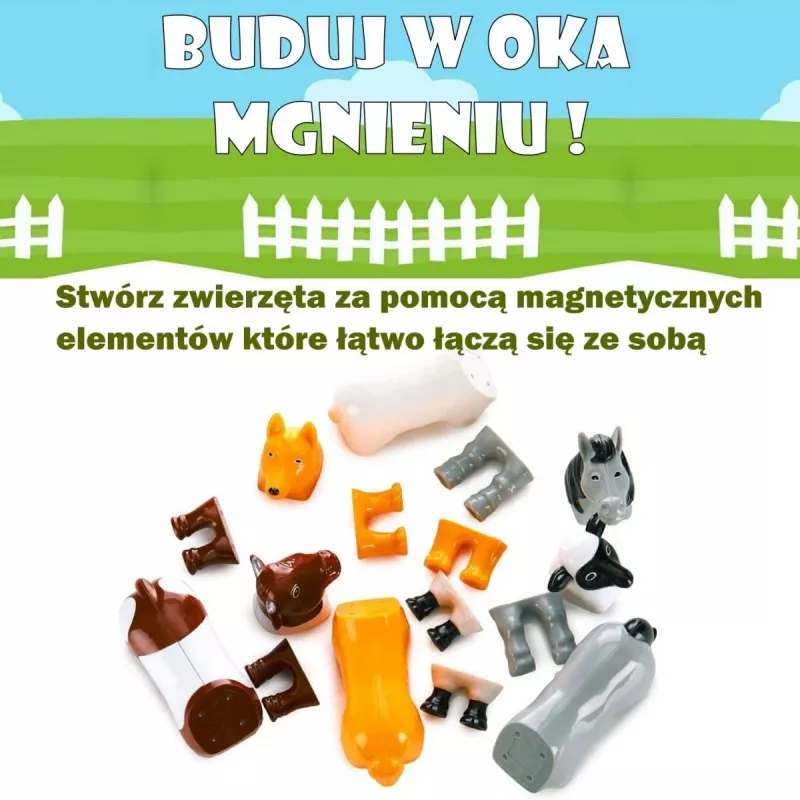 Malblo Magnetiniai Ūkio Gyvūnai Rinkinys