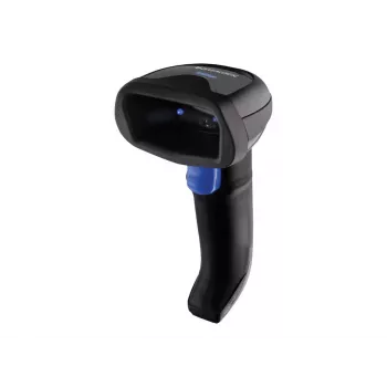 Nešiojamas brūkšninių kodų skaitytuvas Datalogic QuickScan QBT2500, BT, 2D, Multi-IF, Digimarc, rinkinys (USB), juodas