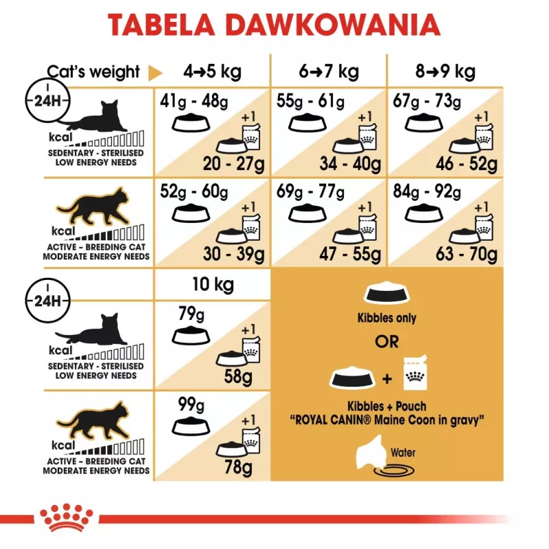 Sausas kačių ėdalas Royal Canin Maine Coon Adult 4 kg – vištiena