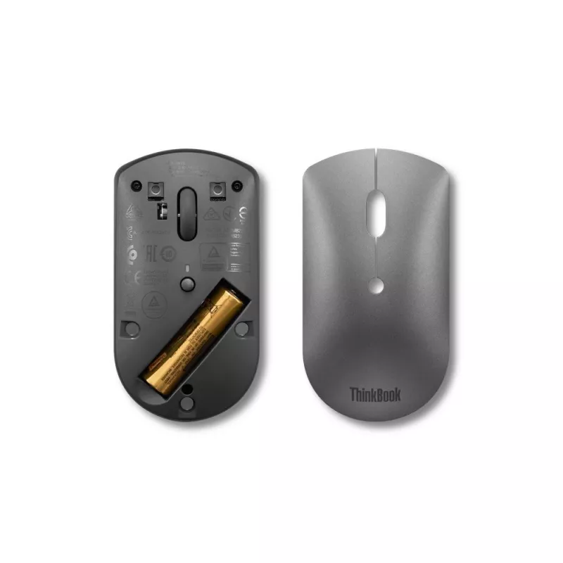 Lenovo ThinkBook Bluetooth pelė, ambidekstrinė, optinė, 2400 DPI