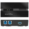 DeLOCK 11495 USB 3.0 jungiklis iki 5 Gbit/s juodas plastikinis