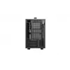 Kompiuterio korpusas DeepCool CH160 PLUS Small Form Factor SFF ATX/mATX, grūdintas stiklas, USB-C, juodas