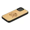 Dėklas iPhone 12 / 12 Pro medinis su vaiko ir žuvies dizainu “man and wood”