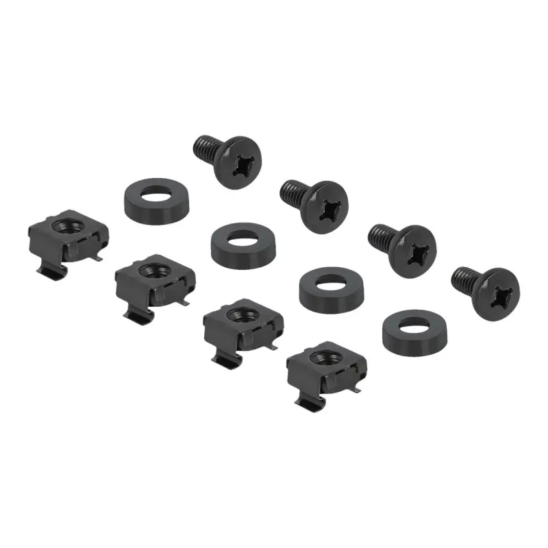 Kabelių bėgelis DeLOCK 66884 Juodas 180 mm plotis 482 mm gylis 90 mm aukštis