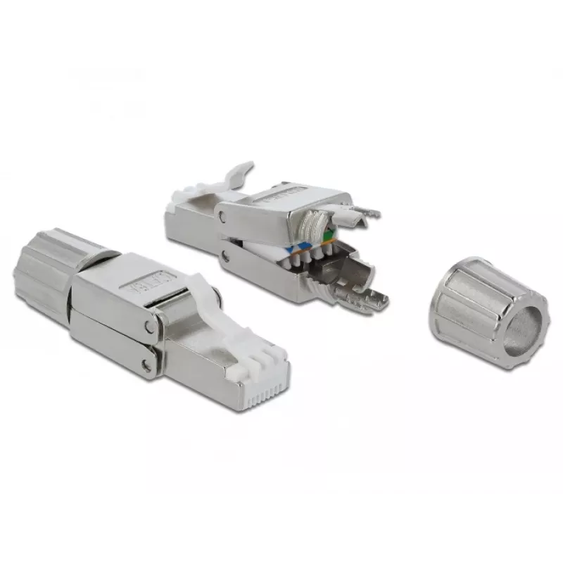 Jungtis DeLOCK 86477 RJ-45 pilka