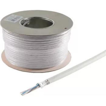 Tinklo kabelis ShiverPeaks BS75205-100HSP, 100 m, Cat5e, SF/UTP, pilkas