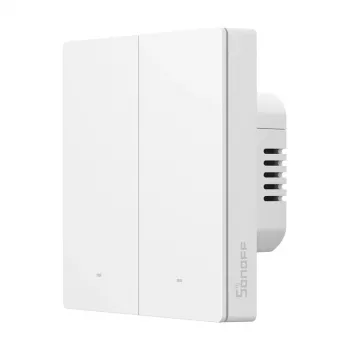 Sonoff ZBM5-2C-86W (2 kanalų) „Zigbee“ išmanusis lietimui jautrus sieninis jungiklis