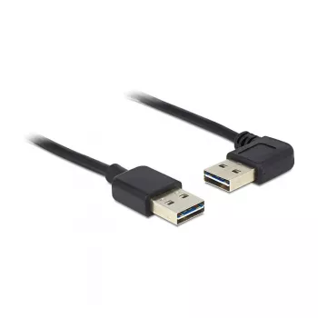 USB kabelis DeLOCK 85557 USB 2.0 2 m Juodas