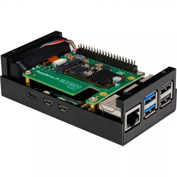 Raspberry Pi RB-ALUCASEP5-M2 Black dėklas
