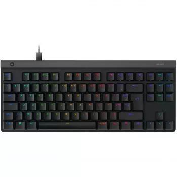 Logitech G G515 TKL žaidimų klaviatūra, laidas USB, AZERTY prancūziškas išdėstymas, juoda, mechaninė RGB