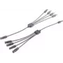 shiverpeaks ®-PV4 T-Adapter kabelių rinkinys, 4/1, 6mm², juoda/juoda, 30cm (BS02-21054)