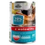 Šlapias šunų ėdalas Frendi su jautienos gabaliukais švelniame padaže 1250 g