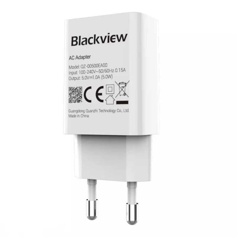 Įkroviklis 5W Blackview ASBVWLTCHAR5W01 kompaktiškas lengvas USB maitinimo adapteris 5 W