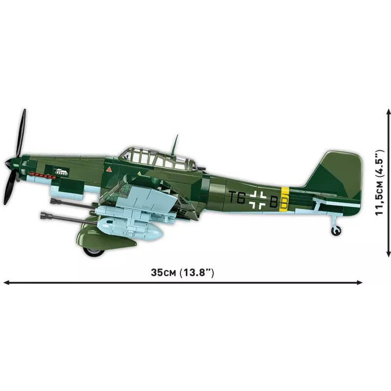 Statybinis rinkinys Cobi Blocks Junkers JU 87G-2 Stuka 571 detalių modelis