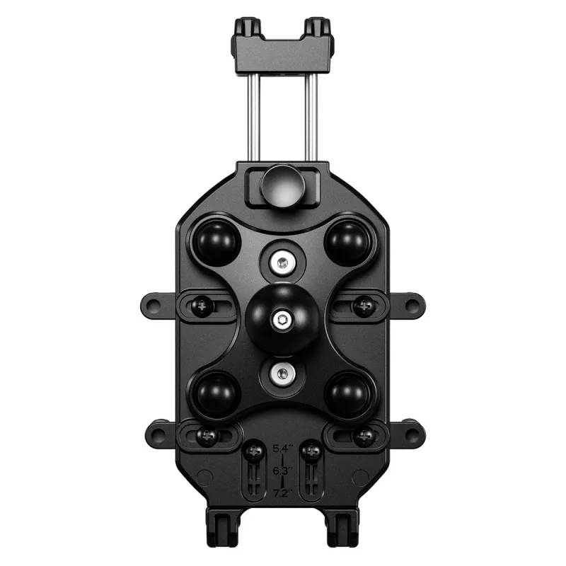 Pasyvus laikiklis UleFone Armor Mount Pro mobiliesiems telefonams – laikiklis dviračiui ir paspirtukui, juodas