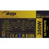 Akyga AK-U4-350 Ultimate 350 W ATX maitinimo blokas, 80 PLUS Bronze, aktyvusis PFC, 120 mm ventiliatorius